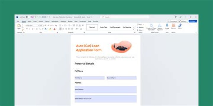 How to set up an expense form in microsoft word