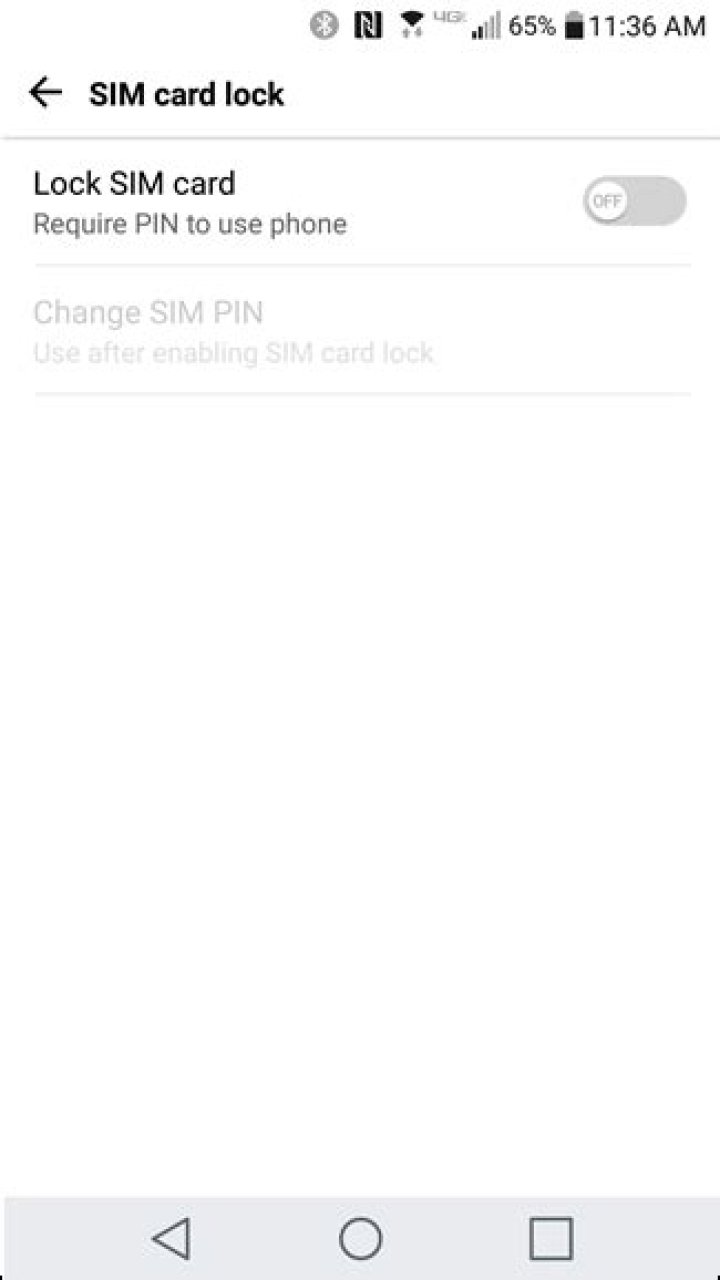 How to set up sim card lock for a more secure android phone