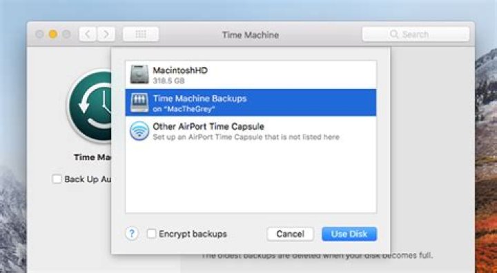 How to set up your mac to act as a networked time machine drive