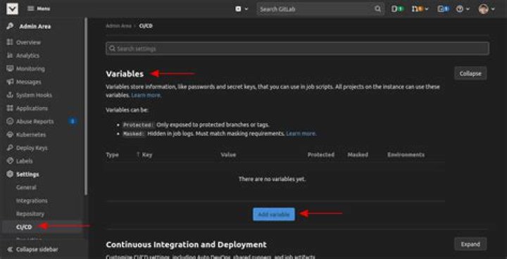 How to Set Variables In Your GitLab CI Pipelines