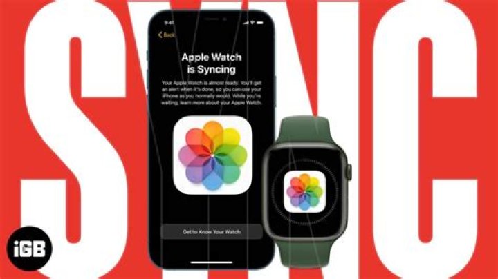 How to sync photos to your apple watch