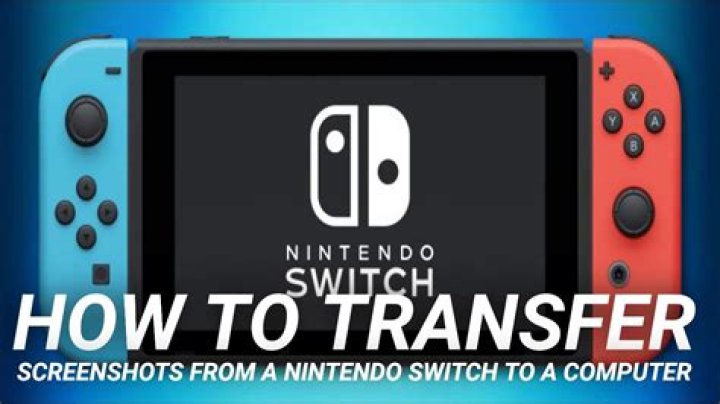 How to transfer screenshots from a nintendo switch to a computer