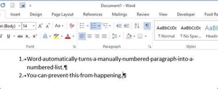 How to turn off automatic numbered and bulleted lists in microsoft word