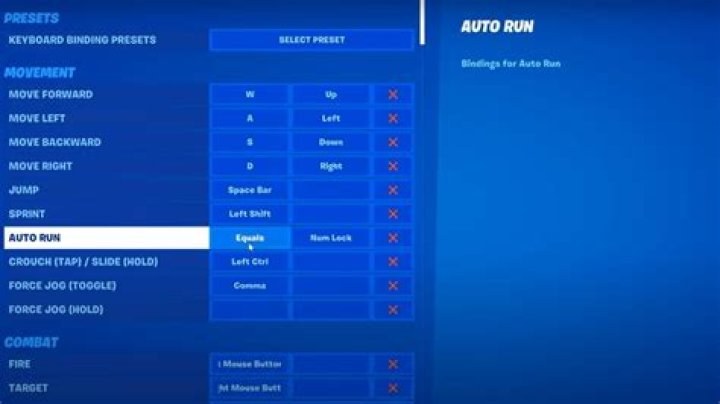 How To Turn On Auto-Run In Fortnite