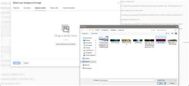 How to use a custom background in gmail