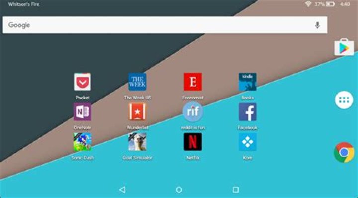 How to use a different home screen launcher on the amazon fire tablet (without rooting it)