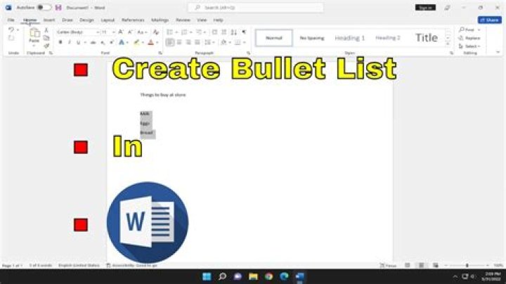 How to use a picture as the bullets in a bulleted list in word