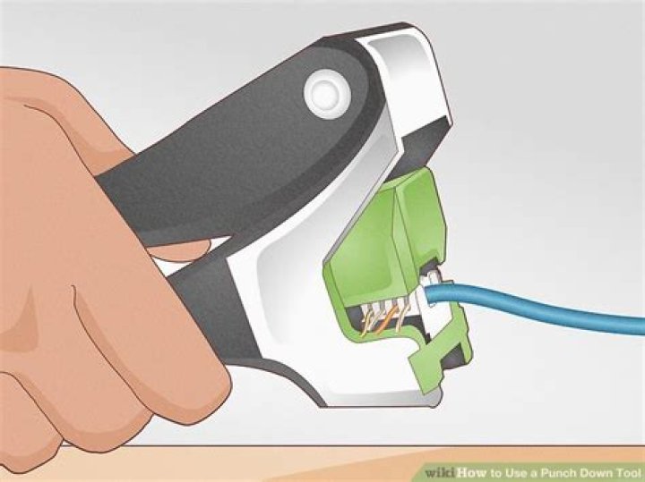 How to use a punch down tool