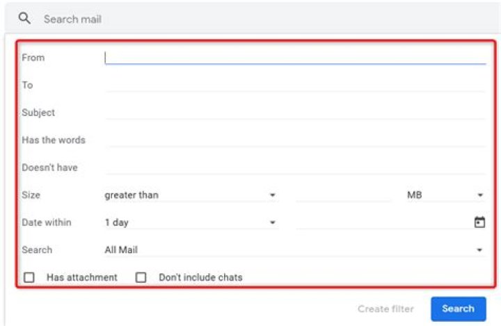 How to use gmail’s advanced search features & create filters