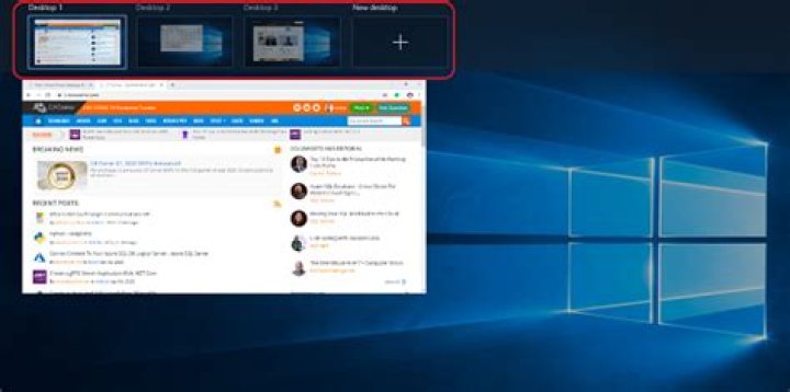 How to use virtual desktops in windows 10