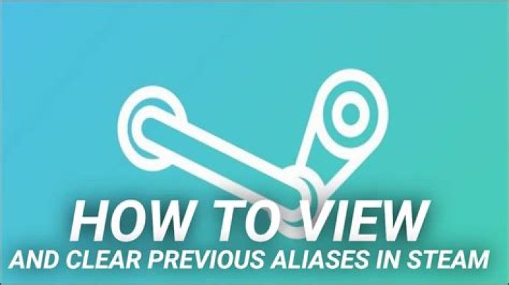 How to view and clear previous aliases in steam