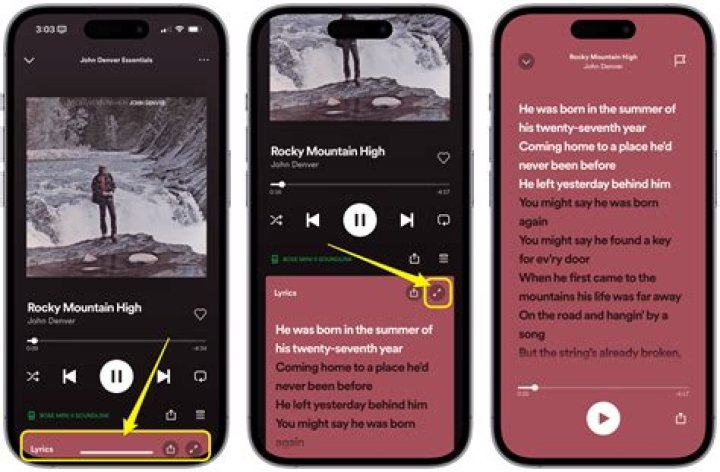 How to view song lyrics on an iphone ipad mac or apple tv