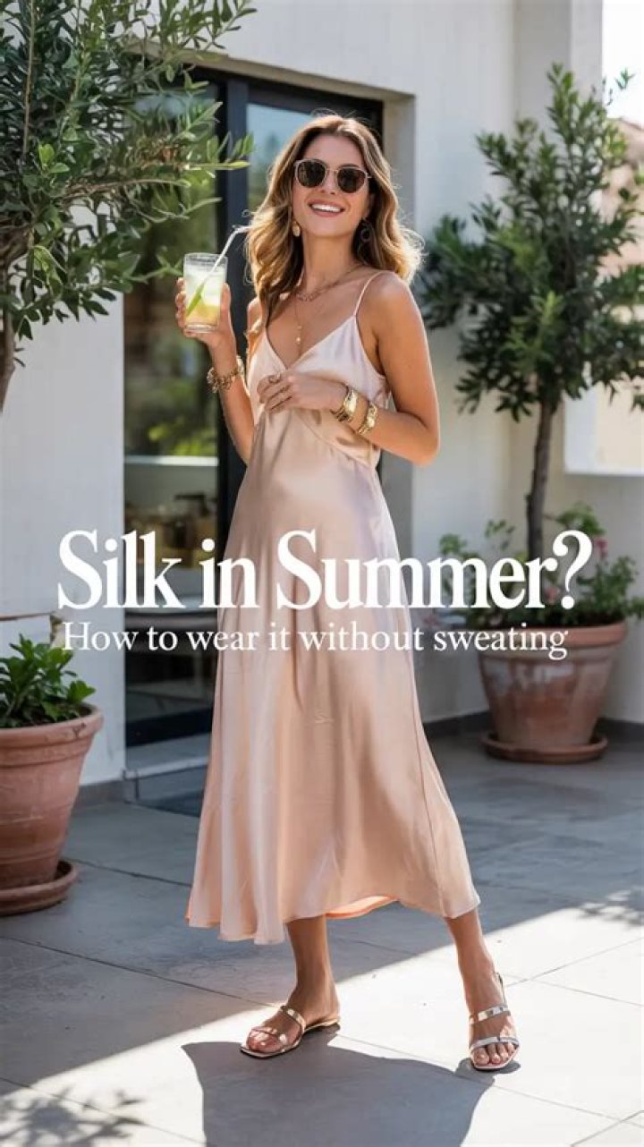 How To Wear Silk In The Summer Without Sweating Through It