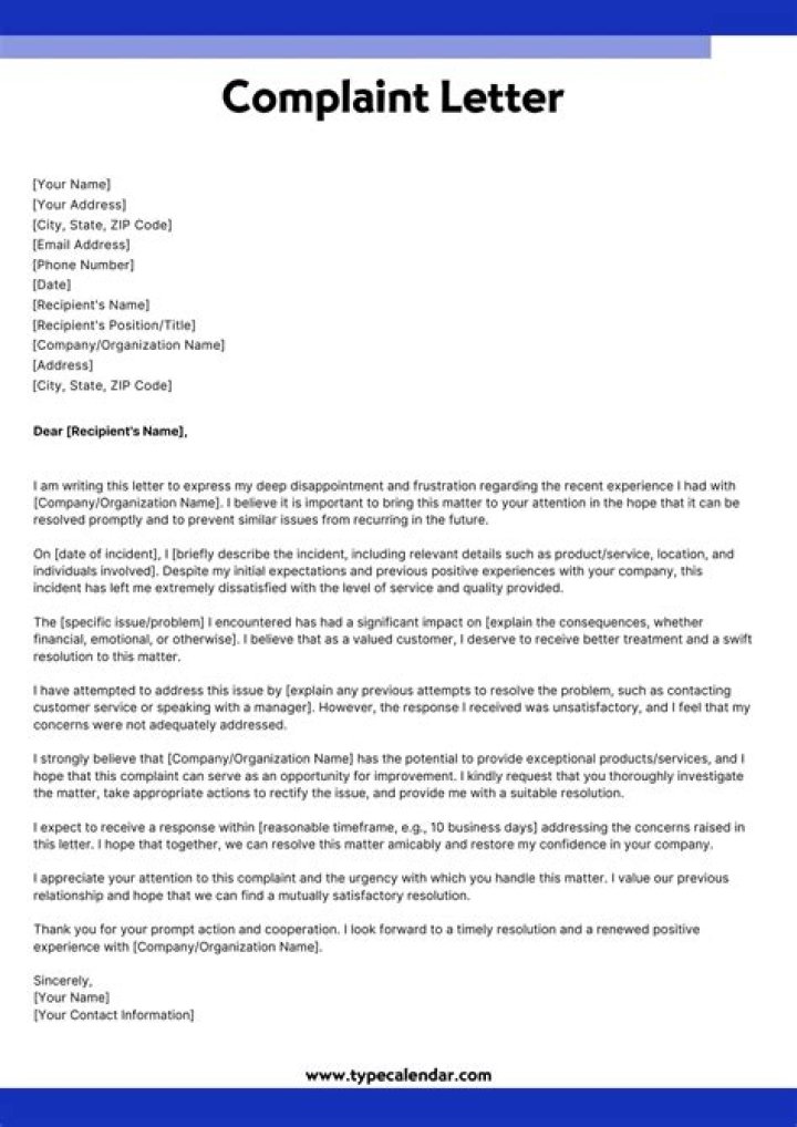 How to Write a Complaint Letter to a Company