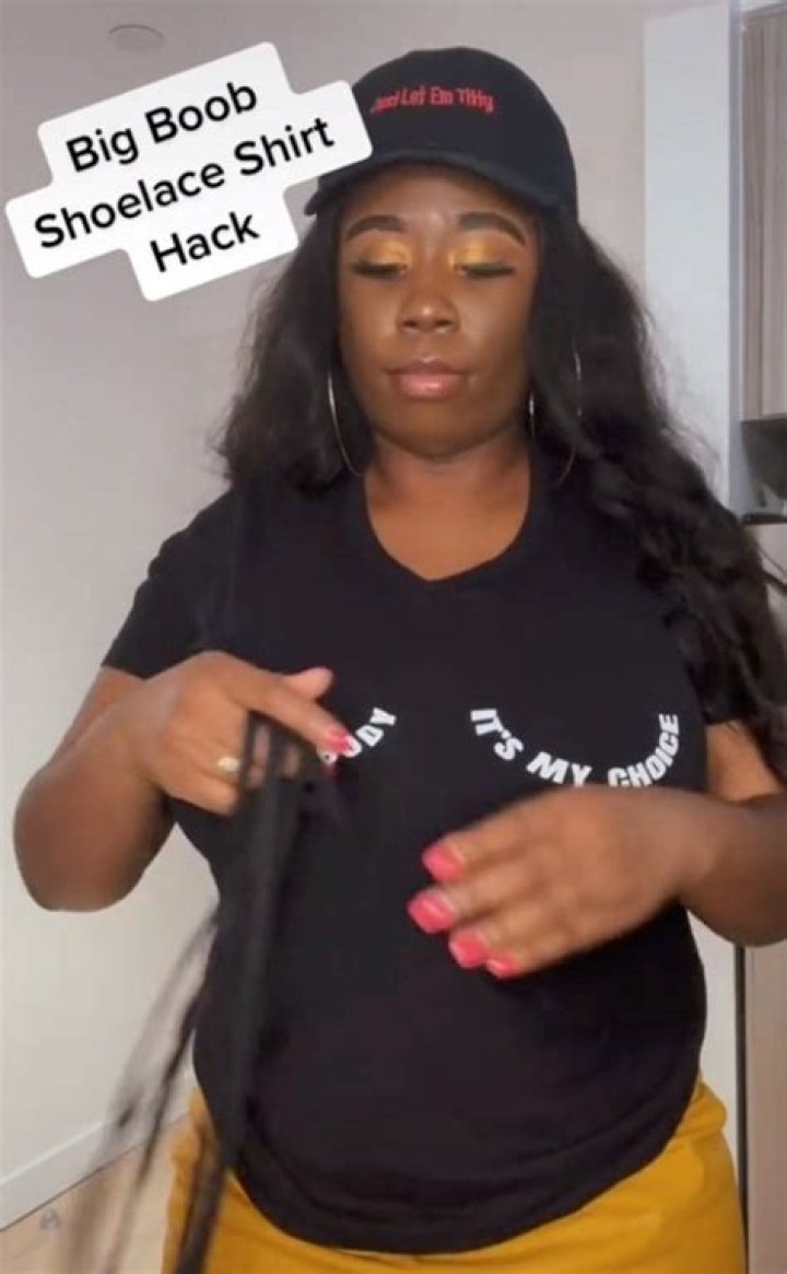 I have big boobs & T-shirts never look good on me, but I have a free hack to fix that