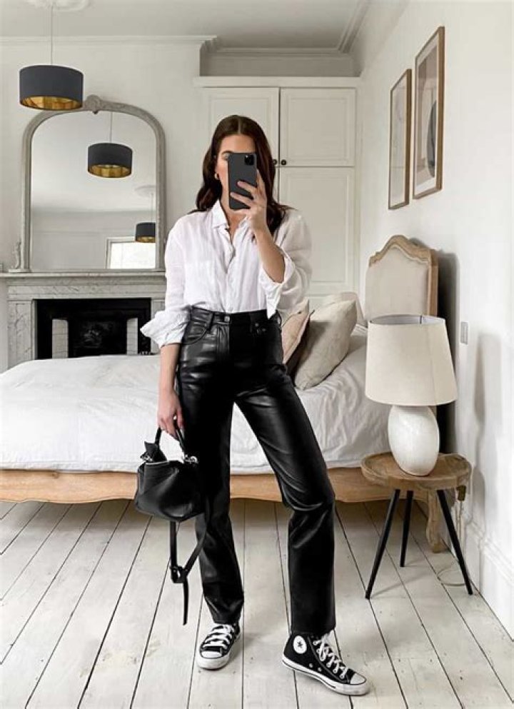 I’m plus-size - I struggle to find leather pants that aren't horribly tight when I sit down, until my new favorite pair