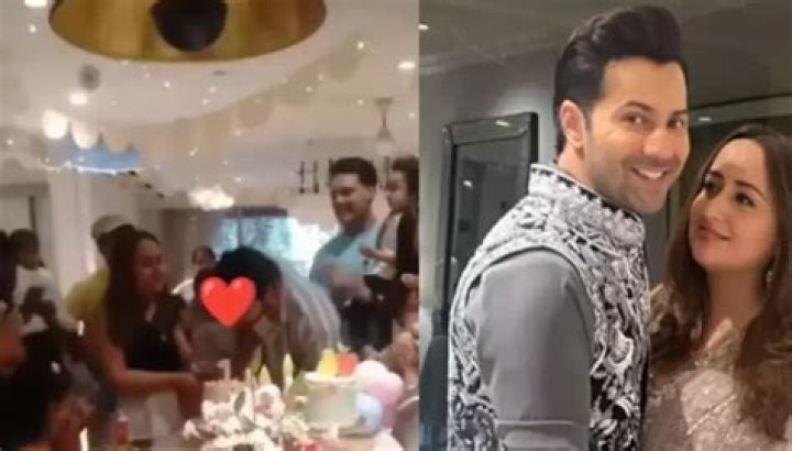 INSIDE Varun Dhawan’s 37th birthday cake-cutting ft. mom Karuna, pet dog Joey; actor teases new movie