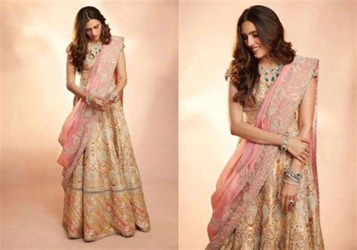 Isha Ambani stuns in blush pink lehenga ensemble at Anant-Radhika's pre-wedding