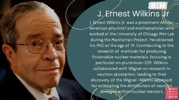 J. Ernest Wilkins Jr.: ‘Superb Mathematician’ Broke Barriers at Dawn of Atomic Age
