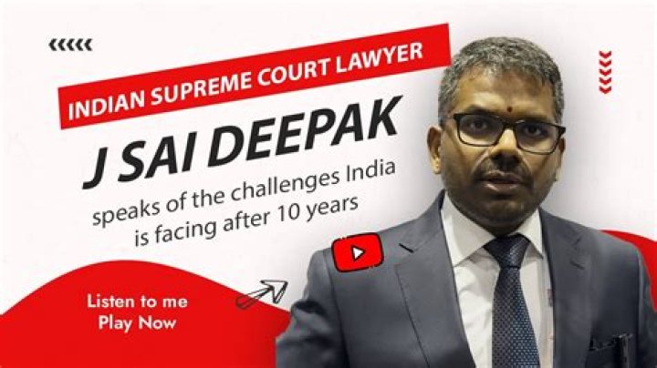 J Sai Deepak (Lawyer) Biography, Age, Wiki, Parents, Family, Wife, Nationality, Net Worth