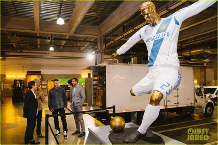James Corden David Beckham statue prank: Watch England legend react to hilarious Ronaldo style LA Galaxy statue