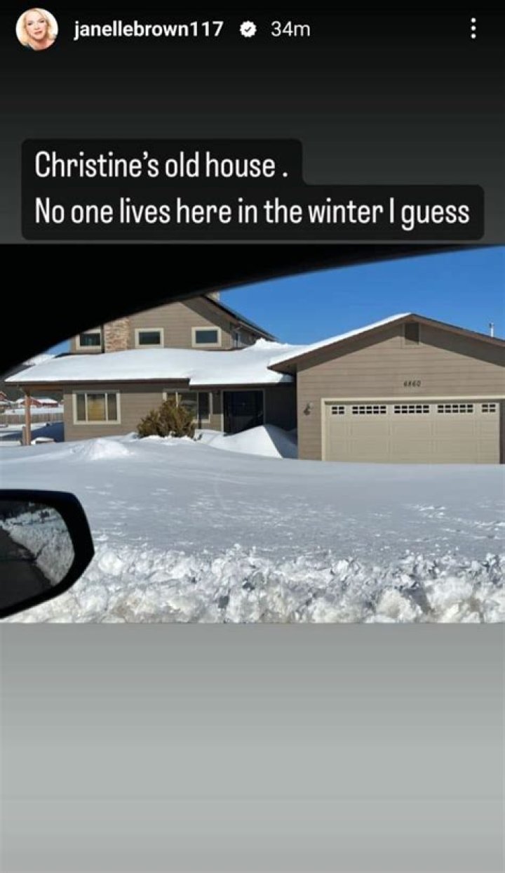 Janelle Brown shares photo of Christine Brown’s abandoned Flagstaff home