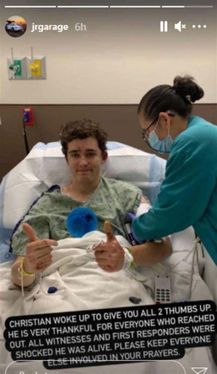 JR Garage Viper crash: Christian recovering in hospital after serious collision