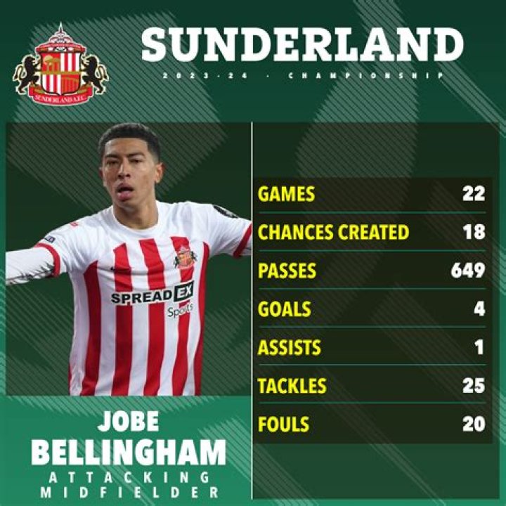 Jude Bellingham spotted in stands at Hull vs Sunderland watching brother Jobe as he enjoys winter break from Real Madrid