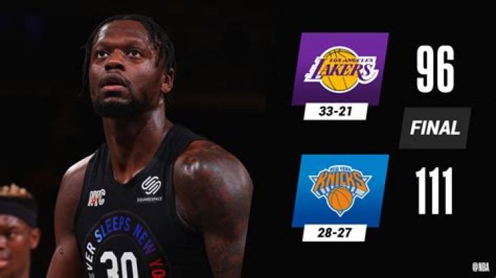 Julius Randle double-double for the win, Russell fifth straight triple-double