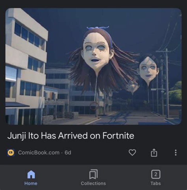 Junji Ito Has Arrived on Fortnite