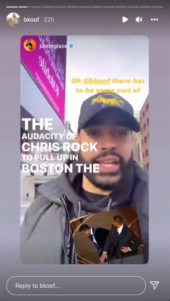 Justin Glaze jokingly shades Chris Rock for overshadowing Bachelor Live on Stage