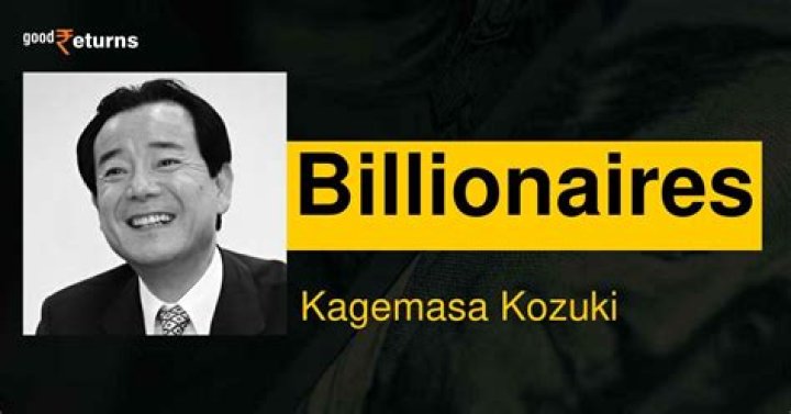 
Kagemasa Kozuki
Net Worth
