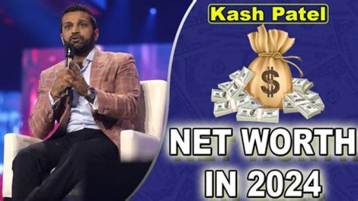 Kash Patel Net Worth 2024