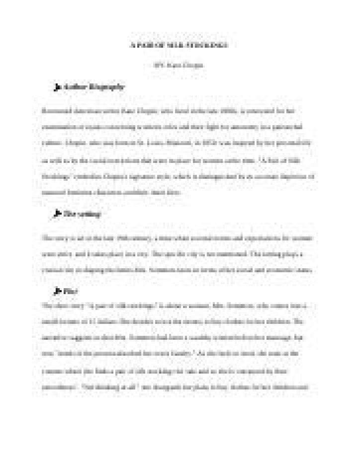 Kate Chopin - Author - Biography