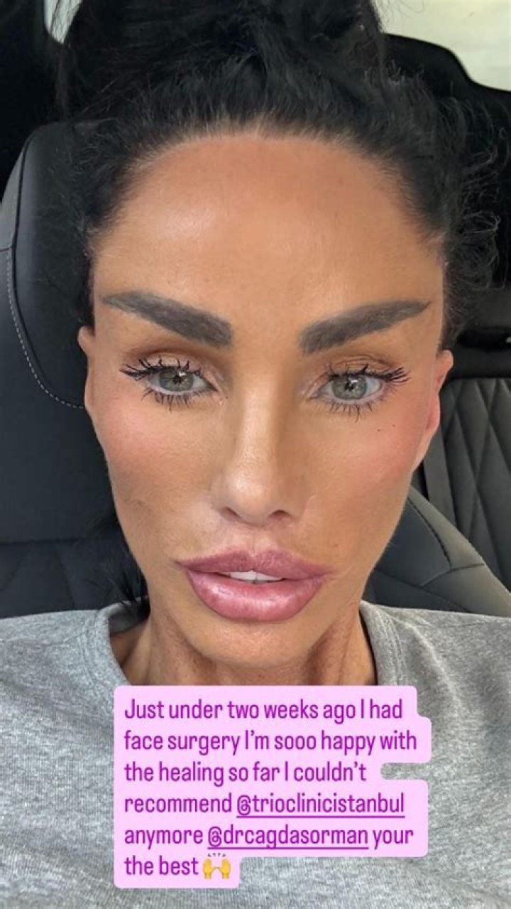 Katie Price shows off huge new boobs with long blonde hair after ‘best ever’ makeover