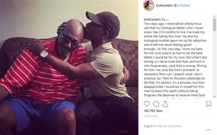 Kirk Franklin Forgives Biological Father After Learning He Has Months To Live