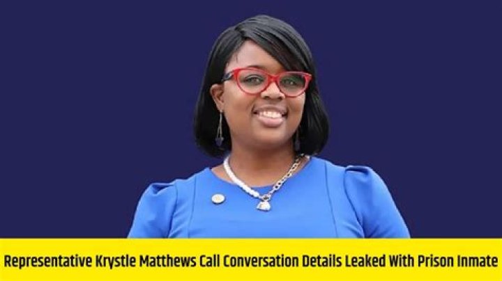 Krystle Matthews Call Conversation Details Leaked With Prison Inmate