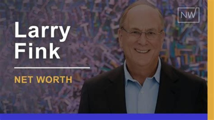 Laurence Fink Net Worth 2024