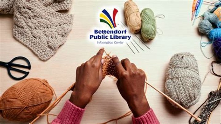 Learn to knit at Bettendorf Public Library