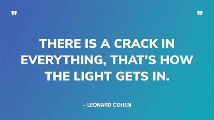 Leonard Cohen lyrics explained - from Bird On A Wire to There is a crack in everything. That's how the light gets in
