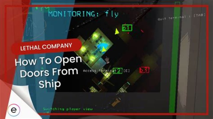 Lethal Company: How To Open Doors With the Terminal