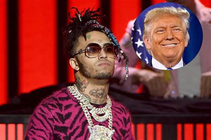 Lil Pump Reveals New Donald Trump Mugshot Tattoo on His Leg