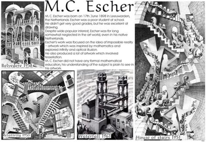 M.C. Escher - Illustrator - Biography