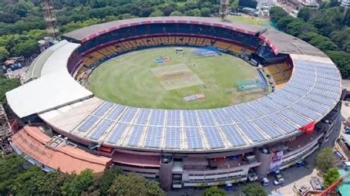 M Chinnaswamy Stadium Seating Capacity, Photos, Boundary length, History, Size, and Pitch Details