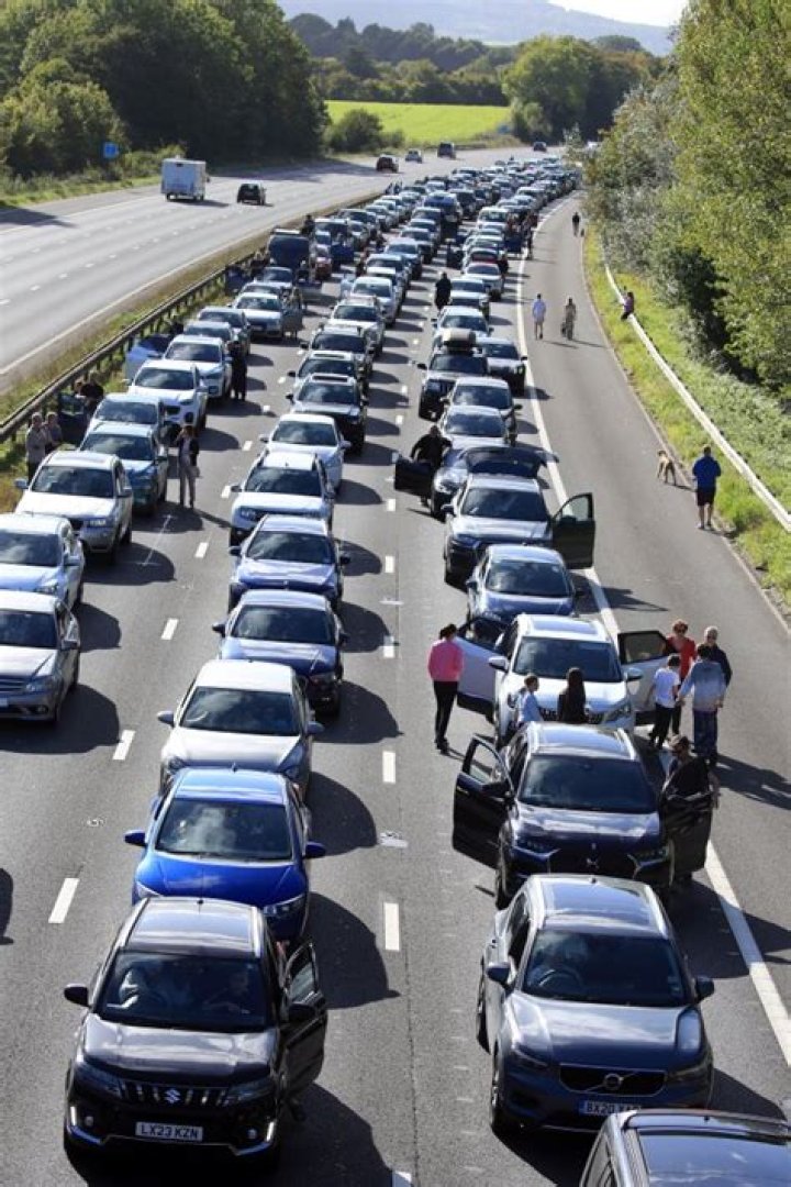 M5 accident: Pedestrian hit by a lorry & airlifted to hospital as Taunton accident causes hours of delays