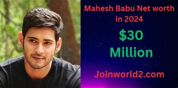 Mahesh Babu Net Worth 2024