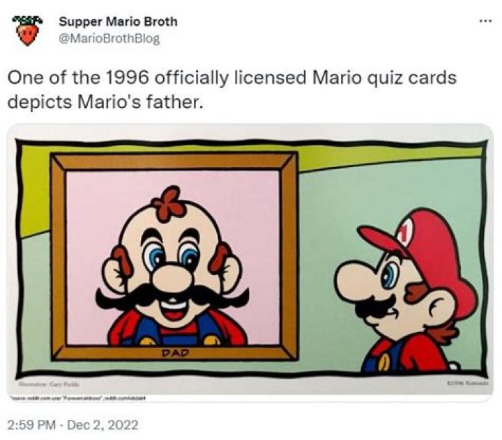 Mario Is a Polytheist, According to Nintendo-Licensed Quiz Cards