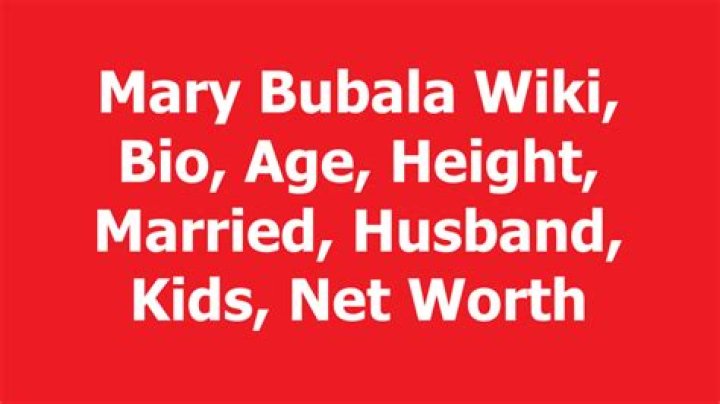 Mary Bubala Bio, Age, Height, Husband, Salary, Net Worth
