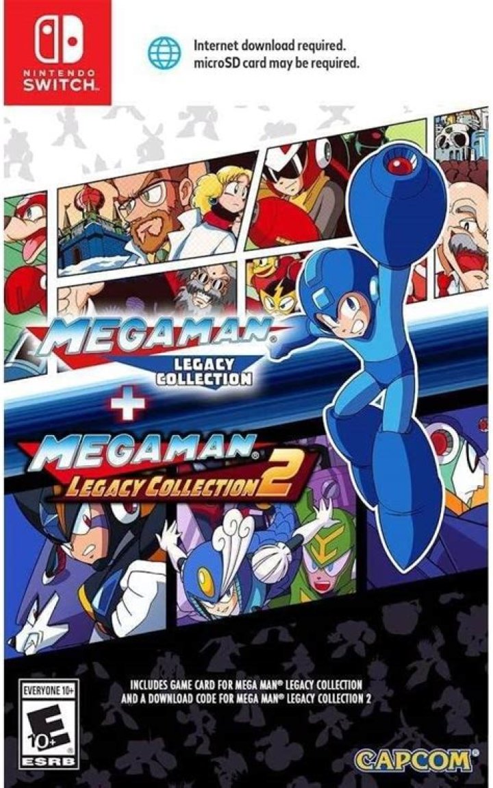 Mega Man Legacy Collection 1 and 2 Coming to Switch