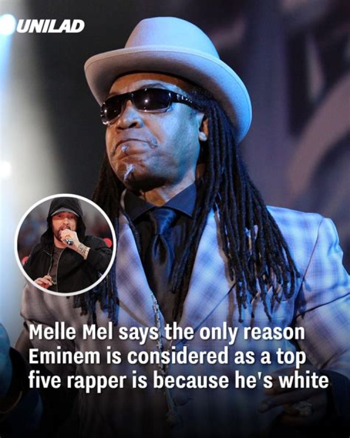 Melle Mel Thinks That The Only Reason Eminem Is In The Top Five Is Because He Is White!